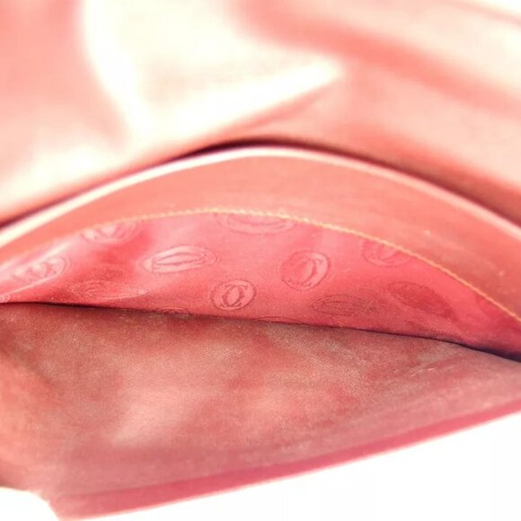 Cartier length wallet mast line Bordeaux leather Authentic used - Picture 6 of 16